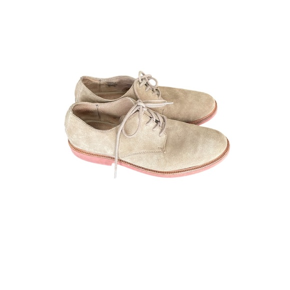 Polo Ralph Lauren Mens Suede Lace Up Oxfords Size 10D - Picture 1 of 4